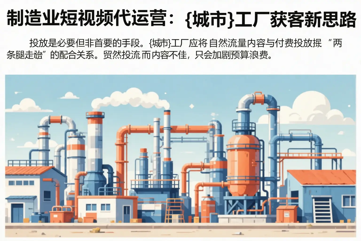 制造业短视频代运营:泾源工厂获客新思路